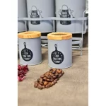 ست جای ادویه 7 پارچه B.V.K مدل درب چوب کد 863215 - Image 3