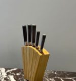 سرویس کارد 6 پارچه دسته مشکی آنتیک پایه آکاردئونی GMZ - Image 2