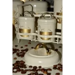 سرویس آشپزخانه 16 پارچه B.V.K طرح TIME کد 803792 - Image 2