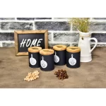 ست جای ادویه 7 پارچه B.V.K مدل درب چوبی کد 863261 - Image 5