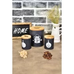 ست جای ادویه 7 پارچه B.V.K مدل درب چوبی کد 863261 - Image 4