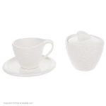 ست فنجان و نعلبکی و قندان گلدکیش مدل رویال - Image 3