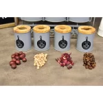 ست جای ادویه 7 پارچه B.V.K مدل درب چوب کد 863215 - Image 5