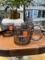 ليوان 6 تايي دسته مرواريدی راه راه دودی DELI - Image 2