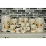 سرویس آشپزخانه 16 پارچه B.V.K طرح TIME کد 803792