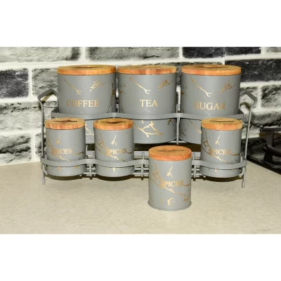 پاسماوری 7 پارچه B.V.K طرح ماربل کد 865595