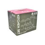 سرویس آشپزخانه 16 پارچه B.V.K طرح TIME کد 803792 - Image 8