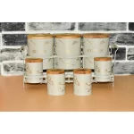 پاسماوری 7 پارچه B.V.K طرح ماربل کد 865596