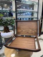 سيني مستطيل راش ماهگوني دسته قایقی - Image 3