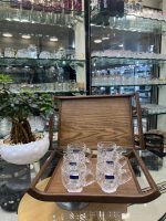 سيني مستطيل راش ماهگوني دسته قایقی - Image 4