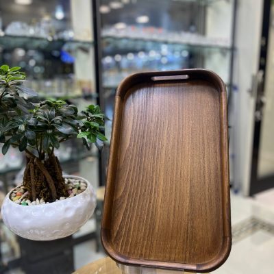 سيني مستطيل کشیده راش ماهگوني