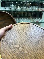 سینی بیضی کف بلوط چوب راش تیره نامارا - Image 2