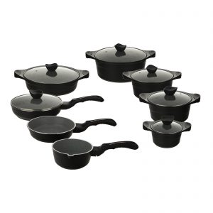 سرویس قابلمه 14 پارچه عروس مدل موج