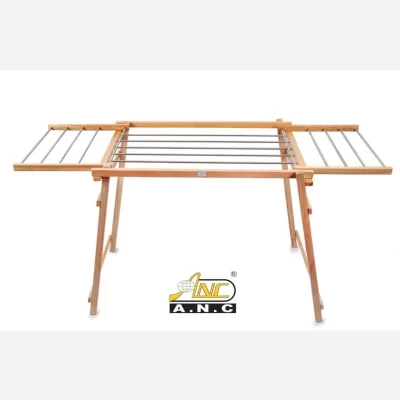 بند رخت تاشو چوب استیل ANC مدل SW-20