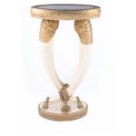 میز کرم گلدکیش طرح عاج