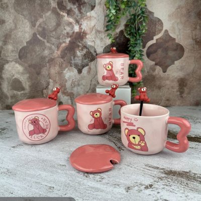 ماگ درب دار خرس پلاریس