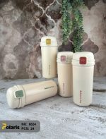 تراول ماگ سفید دکمه رنگی