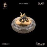 شکلات خوری منحنی بزرگ گلدکیش مدل دلاریس