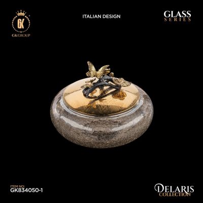 شکلات خوری منحنی کوچک گلدکیش مدل دلاریس