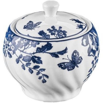 قندان گلدکیش طرح الینا سرمه ای