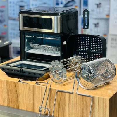 سرخ کن ۱۲ لیتر با جوجه گردان و کباب پز برلین مدلBE-900