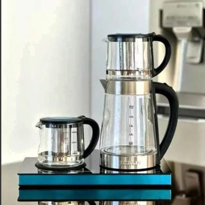 چایی ساز کنارهمی دو قوری برلین مدل BE-1100
