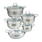 سرویس قابلمه 10 پارچه استیل کد CWS2112