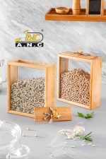 بانکه های چوبی گل برجسته رز و شیپوری برند ANC - Image 2