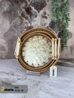 سینی کف صدفی گرد سه سایز