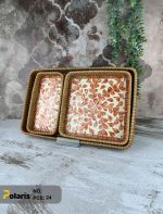 سینی کف صدفی مستطیل سه سایز - Image 5