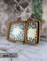 سینی کف صدفی مستطیل سه سایز - Image 4