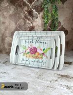 سینی 3 سایز مات پلاریس - Image 3