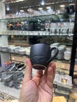 ست 6 عددی شات قهوه سراميك پايين طرح صخره