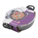 تابه های دو دسته عروس مدل پارمیس با درب پیرکس - Image 3