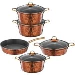 سرویس قابلمه ۹ پارچه بریونی طرح مس CP-151 - Image 2