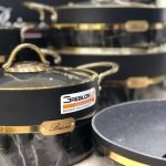 سرویس قابلمه 9 پارچه گرانیتی سنگ بریونی SLS-151 - Image 8