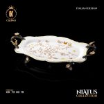 دیس مستطیل گلدکیش طرح نیاتوس سایز بزرگ