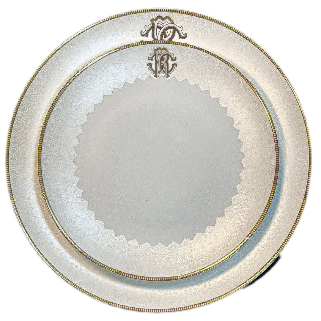 created by Background Eraser سرویس چینی لورین 128 پارچه رادمان طلایی - Image 1